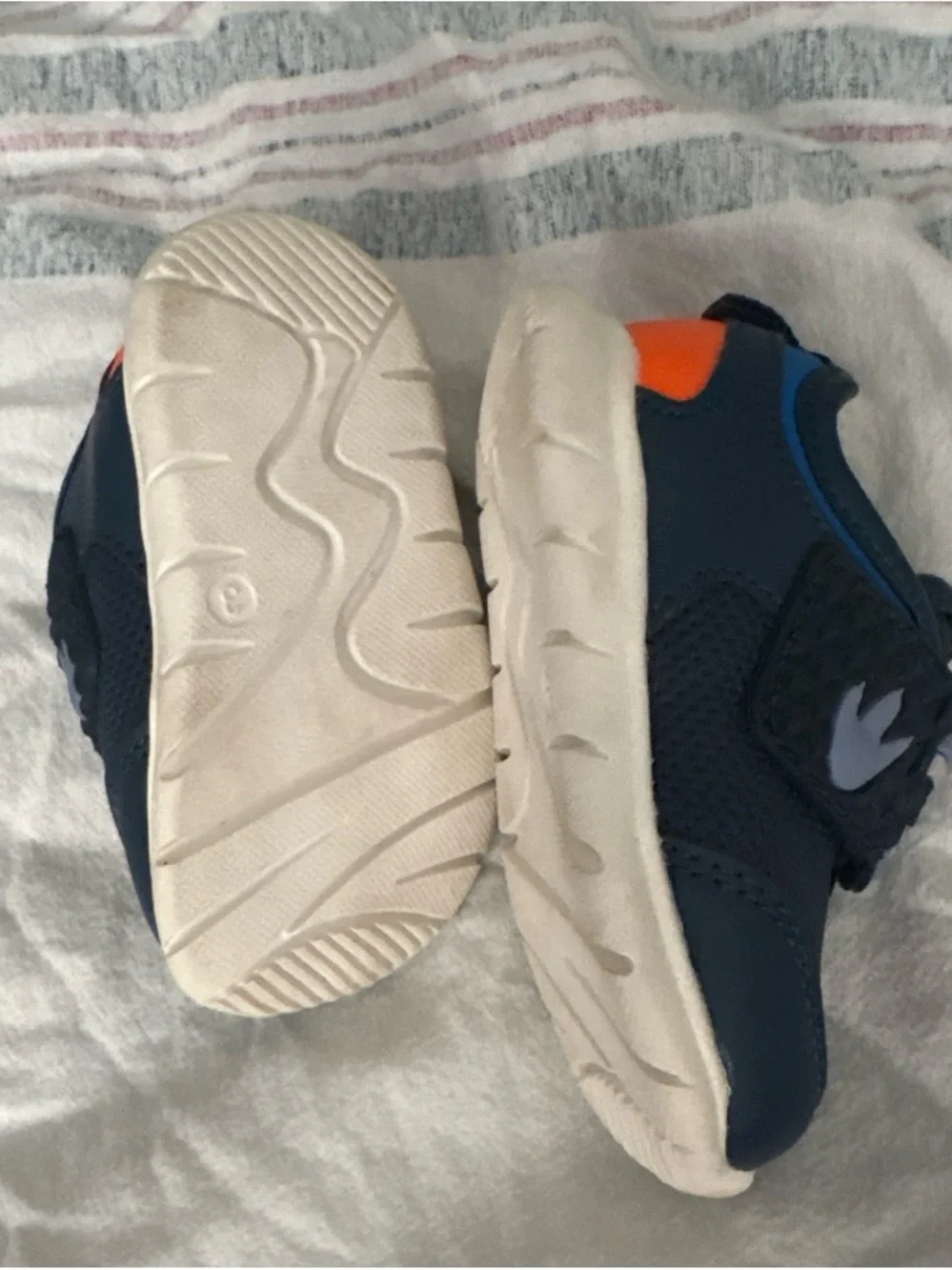 Carter's Navy and Blue Dinosaur Velcro Sneakers